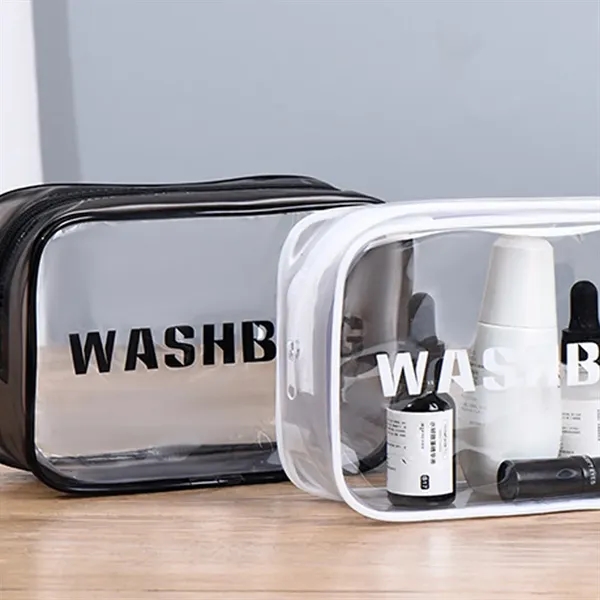 Clear Makeup Bag - Clear Makeup Bag - Image 1 of 3
