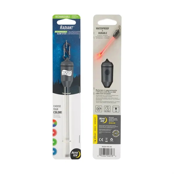 NITE IZE® RADIANT® RECHARGEABLE LED GLOW STICK - NITE IZE® RADIANT® RECHARGEABLE LED GLOW STICK - Image 5 of 7