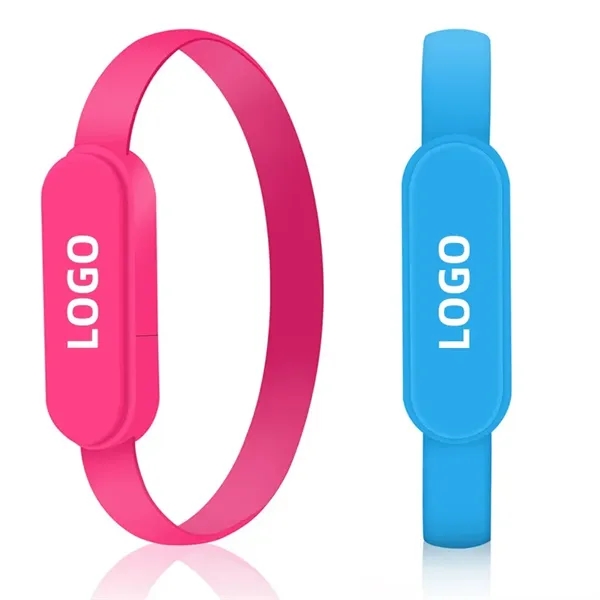 Data Transfer Charging Cable Bracelet - Data Transfer Charging Cable Bracelet - Image 1 of 5