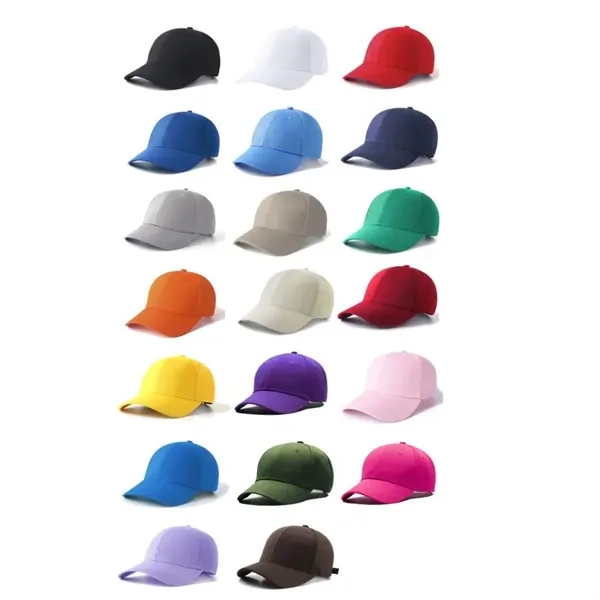 Unisex Classic Cotton Twill Six Pannel Baseball Cap - Unisex Classic Cotton Twill Six Pannel Baseball Cap - Image 4 of 5