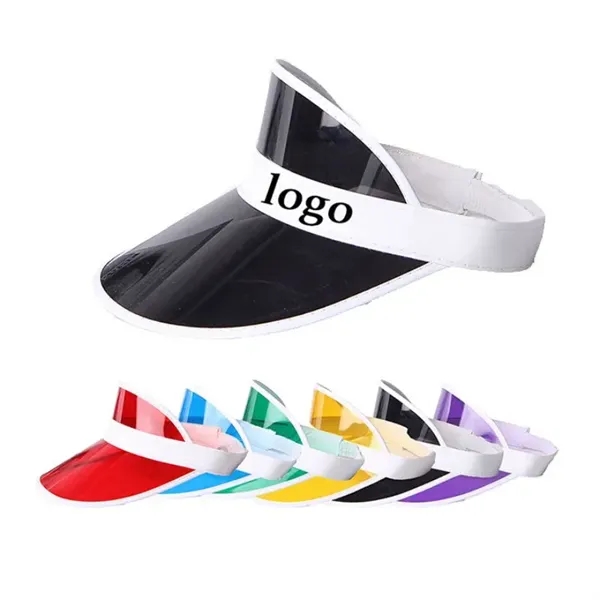 Customized PVC Sun Visor Cap - Customized PVC Sun Visor Cap - Image 0 of 3