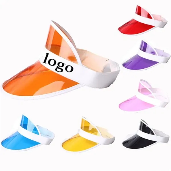 Customized PVC Sun Visor Cap - Customized PVC Sun Visor Cap - Image 2 of 3