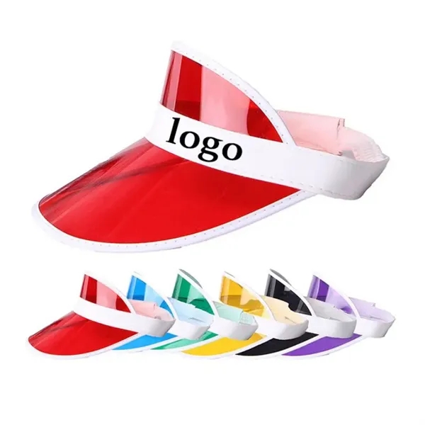 Customized PVC Sun Visor Cap - Customized PVC Sun Visor Cap - Image 3 of 3