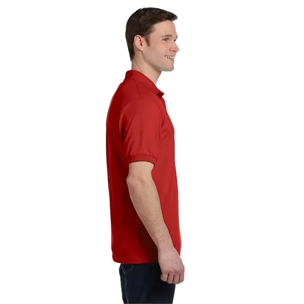 Hanes Adult 50/50 EcoSmart® Jersey Pocket Polo - Hanes Adult 50/50 EcoSmart® Jersey Pocket Polo - Image 2 of 2