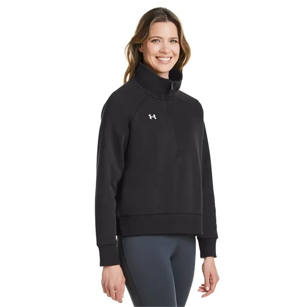 Under Armour Ladies' Rival Fleece Quarter-Zip - Under Armour Ladies' Rival Fleece Quarter-Zip - Image 7 of 7