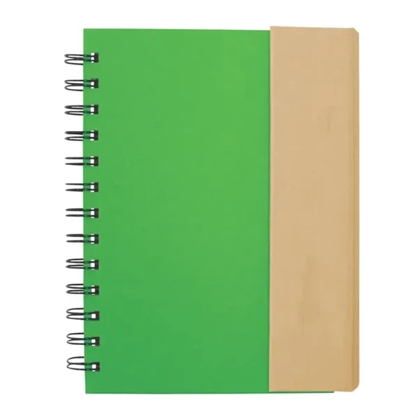 Eco-Recycled Journal w/Sticky Notes, Flags, & Pen - Eco-Recycled Journal w/Sticky Notes, Flags, & Pen - Image 3 of 4