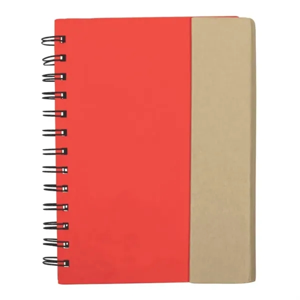 Eco-Recycled Journal w/Sticky Notes, Flags, & Pen - Eco-Recycled Journal w/Sticky Notes, Flags, & Pen - Image 2 of 4