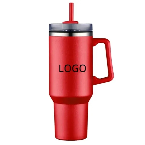40 Oz Tumbler Mug with Straw - 40 Oz Tumbler Mug with Straw - Image 0 of 4