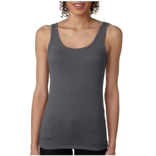 Printed Next Level Ladies Jersey Tank Top - Printed Next Level Ladies Jersey Tank Top - Image 2 of 4