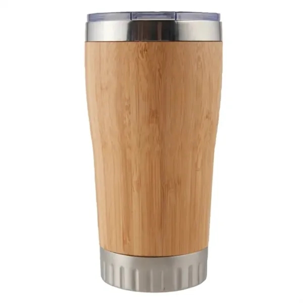 17 oz Bamboo & Stainless Steel Insulated Tumbler - 17 oz Bamboo & Stainless Steel Insulated Tumbler - Image 2 of 2