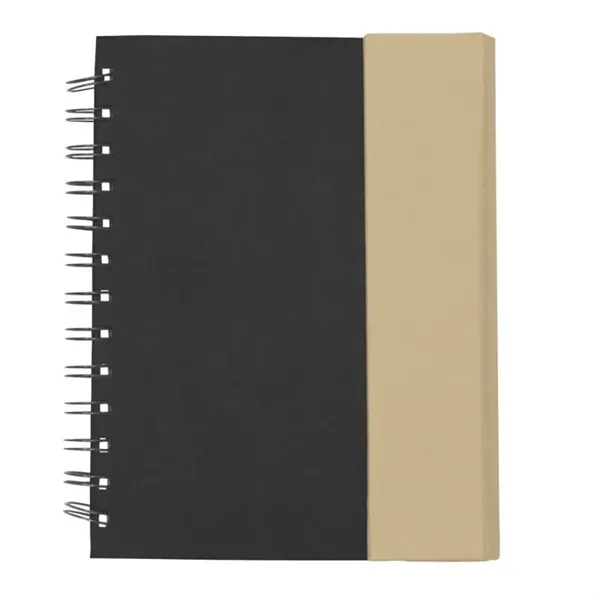 Eco-Recycled Journal w/Sticky Notes, Flags, & Pen - Eco-Recycled Journal w/Sticky Notes, Flags, & Pen - Image 4 of 4