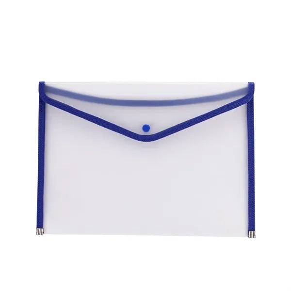 Plastic File Folder Poly Envelopes with Snap Closure - Plastic File Folder Poly Envelopes with Snap Closure - Image 3 of 4