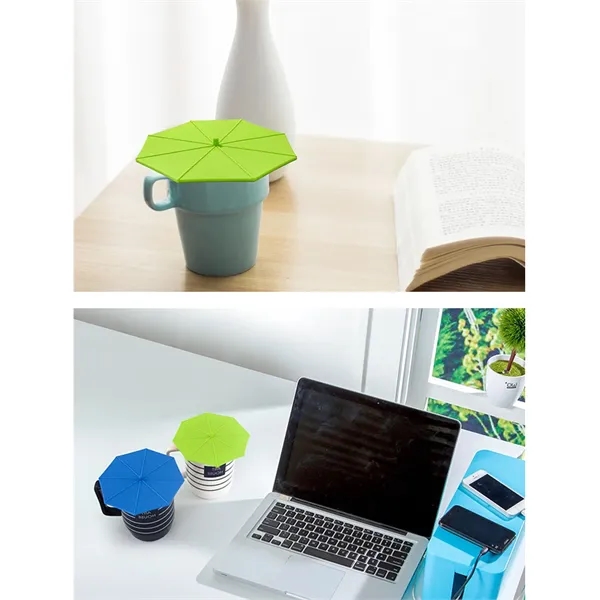 Silicone Umbrella Cup Lid - Silicone Umbrella Cup Lid - Image 4 of 12