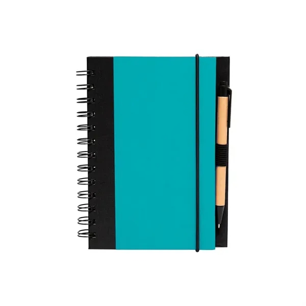 Eco Spiral Notebook with Pen - Eco Spiral Notebook with Pen - Image 4 of 7
