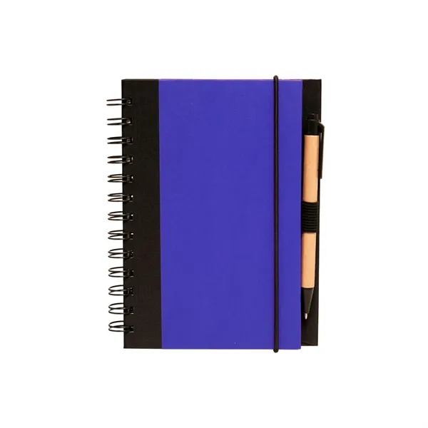 Eco Spiral Notebook with Pen - Eco Spiral Notebook with Pen - Image 1 of 7