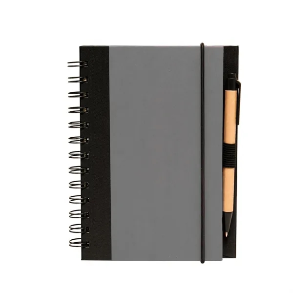 Eco Spiral Notebook with Pen - Eco Spiral Notebook with Pen - Image 6 of 7