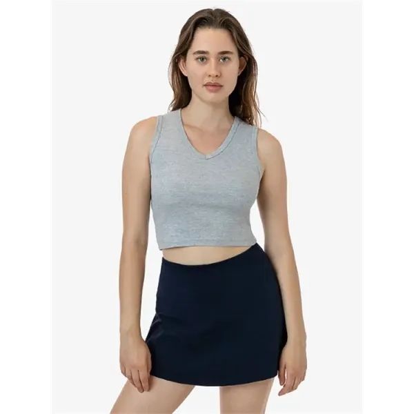 Women's Baby Rib Sleeveless V-Neck Crop - Women's Baby Rib Sleeveless V-Neck Crop - Image 0 of 0