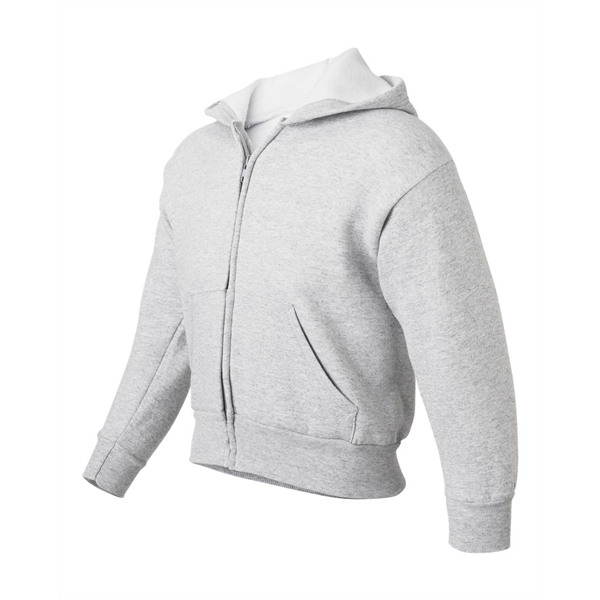 Hanes EcoSmart® Youth Full-Zip Hooded Sweatshirt - Hanes EcoSmart® Youth Full-Zip Hooded Sweatshirt - Image 4 of 42
