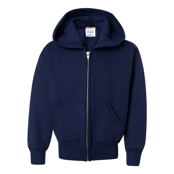Hanes EcoSmart® Youth Full-Zip Hooded Sweatshirt - Hanes EcoSmart® Youth Full-Zip Hooded Sweatshirt - Image 14 of 42