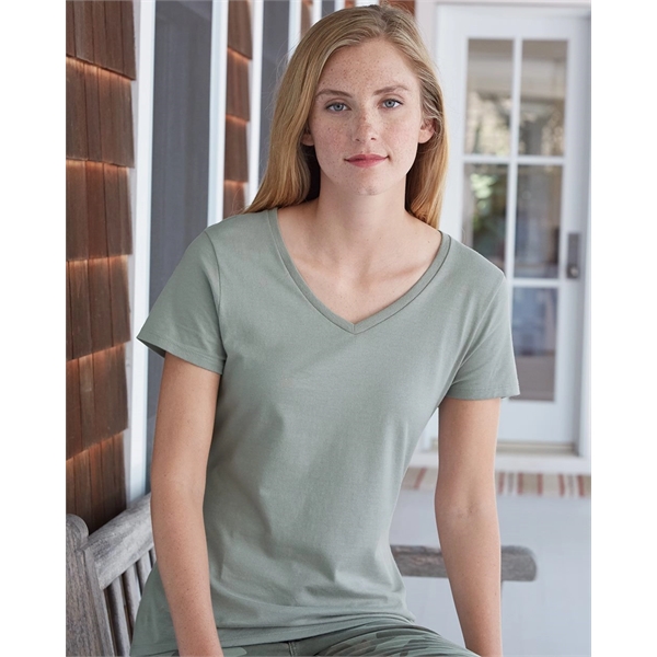 Hanes Perfect-T Women's V-Neck T-Shirt - Hanes Perfect-T Women's V-Neck T-Shirt - Image 1 of 53