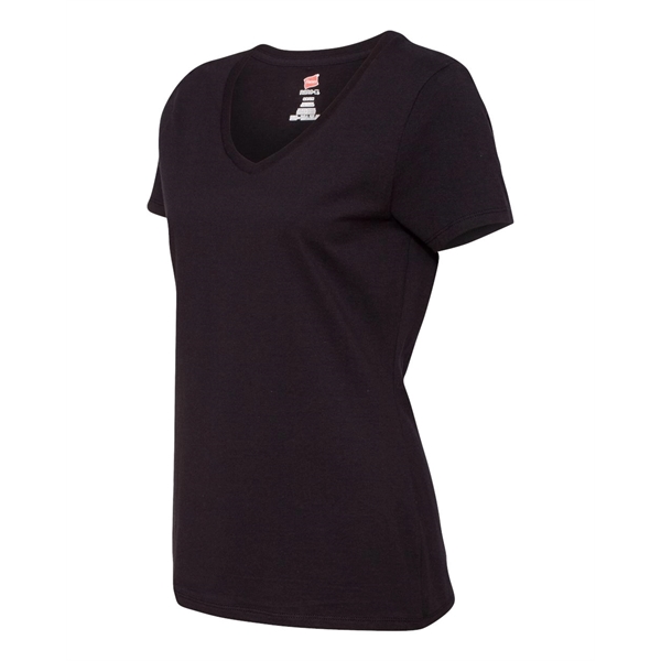 Hanes Perfect-T Women's V-Neck T-Shirt - Hanes Perfect-T Women's V-Neck T-Shirt - Image 3 of 53