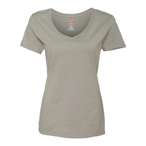 Hanes Perfect-T Women's V-Neck T-Shirt - Hanes Perfect-T Women's V-Neck T-Shirt - Image 11 of 53