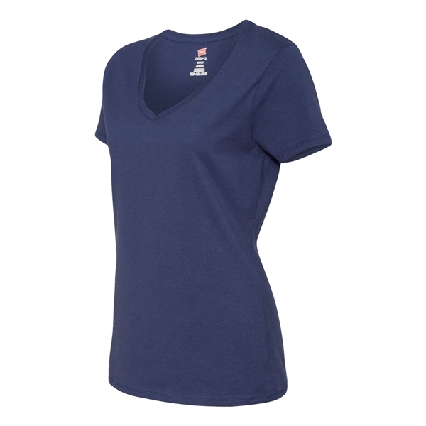 Hanes Perfect-T Women's V-Neck T-Shirt - Hanes Perfect-T Women's V-Neck T-Shirt - Image 15 of 53
