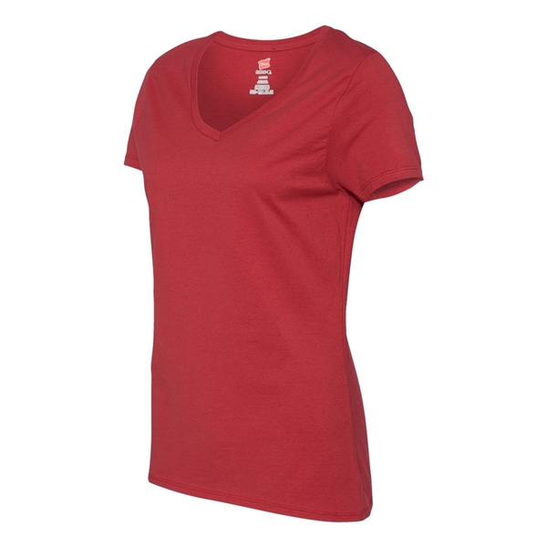 Hanes Perfect-T Women's V-Neck T-Shirt - Hanes Perfect-T Women's V-Neck T-Shirt - Image 18 of 53