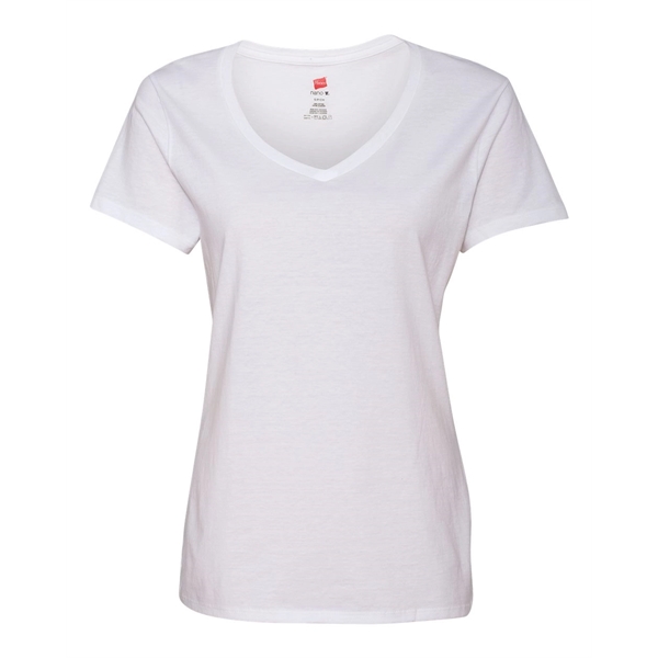 Hanes Perfect-T Women's V-Neck T-Shirt - Hanes Perfect-T Women's V-Neck T-Shirt - Image 20 of 53