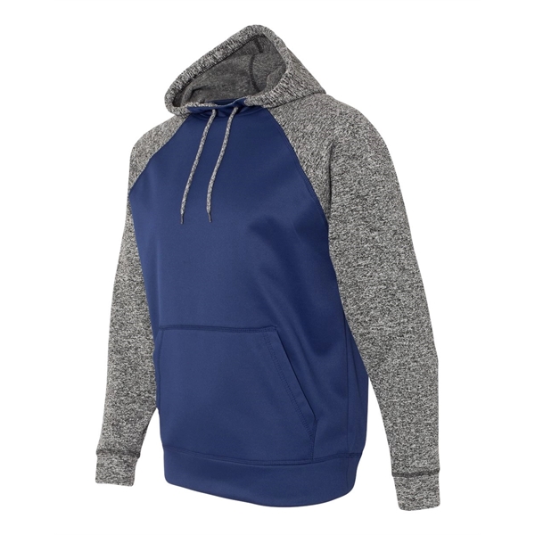 J. America Colorblocked Cosmic Fleece Hooded Sweatshirt - J. America Colorblocked Cosmic Fleece Hooded Sweatshirt - Image 5 of 13