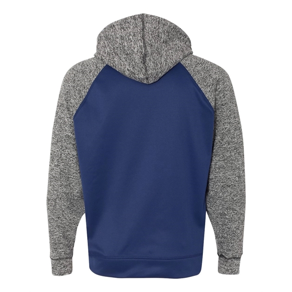 J. America Colorblocked Cosmic Fleece Hooded Sweatshirt - J. America Colorblocked Cosmic Fleece Hooded Sweatshirt - Image 6 of 13