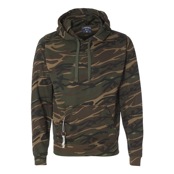 J. America Polyester Tailgate Hooded Sweatshirt - J. America Polyester Tailgate Hooded Sweatshirt - Image 3 of 14