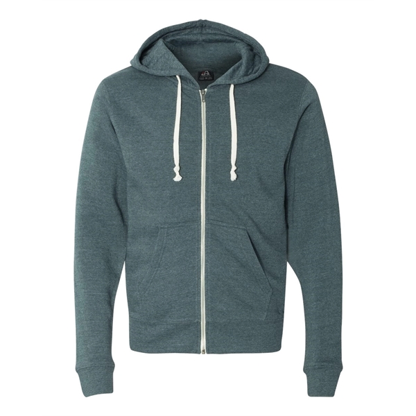 J. America Triblend Full-Zip Hooded Sweatshirt - J. America Triblend Full-Zip Hooded Sweatshirt - Image 10 of 23