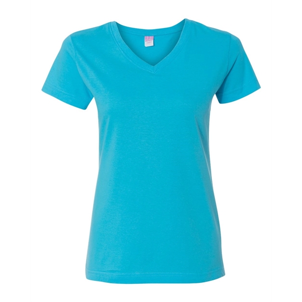 LAT Women's Fine Jersey V-Neck Tee - LAT Women's Fine Jersey V-Neck Tee - Image 4 of 77
