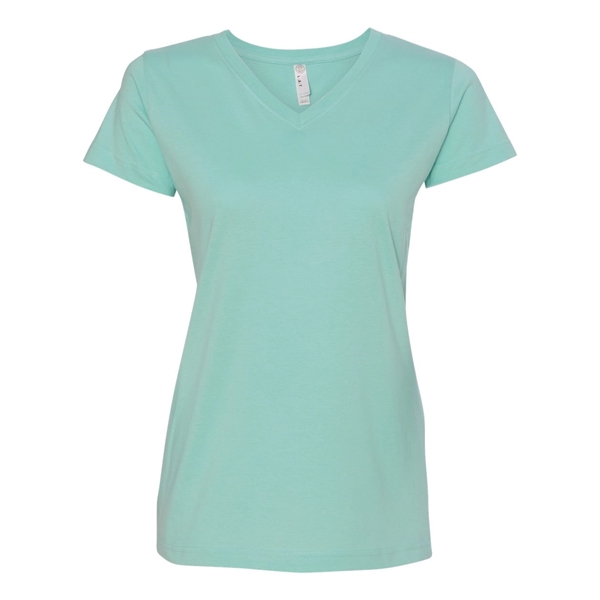 LAT Women's Fine Jersey V-Neck Tee - LAT Women's Fine Jersey V-Neck Tee - Image 13 of 77