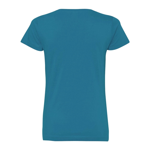 LAT Women's Fine Jersey V-Neck Tee - LAT Women's Fine Jersey V-Neck Tee - Image 18 of 77