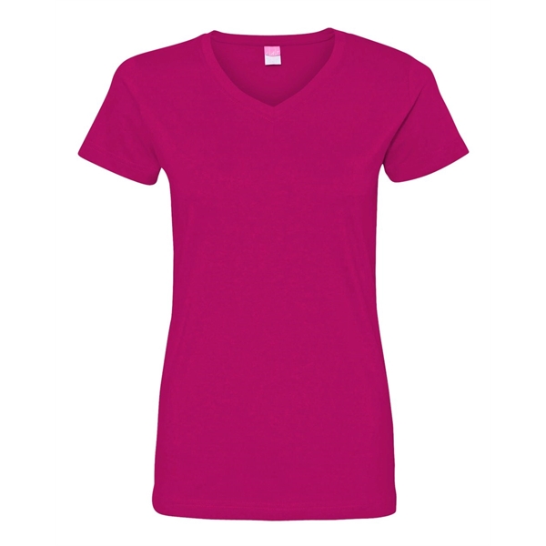 LAT Women's Fine Jersey V-Neck Tee - LAT Women's Fine Jersey V-Neck Tee - Image 19 of 77