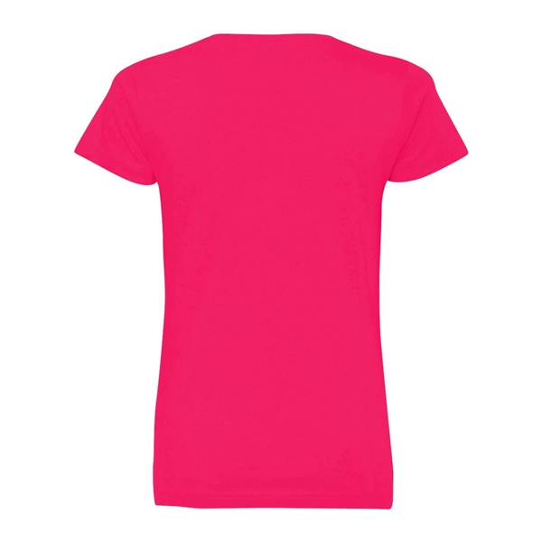 LAT Women's Fine Jersey V-Neck Tee - LAT Women's Fine Jersey V-Neck Tee - Image 27 of 77