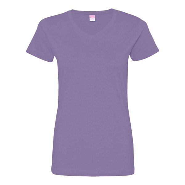 LAT Women's Fine Jersey V-Neck Tee - LAT Women's Fine Jersey V-Neck Tee - Image 28 of 77