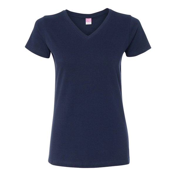 LAT Women's Fine Jersey V-Neck Tee - LAT Women's Fine Jersey V-Neck Tee - Image 31 of 77