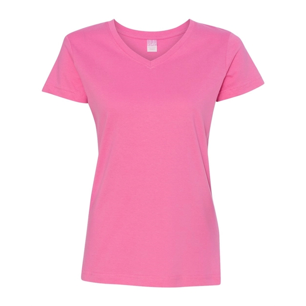 LAT Women's Fine Jersey V-Neck Tee - LAT Women's Fine Jersey V-Neck Tee - Image 40 of 77