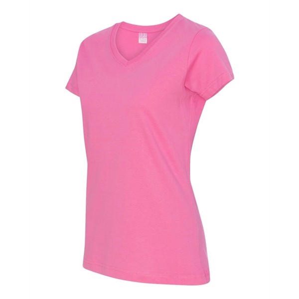 LAT Women's Fine Jersey V-Neck Tee - LAT Women's Fine Jersey V-Neck Tee - Image 41 of 77