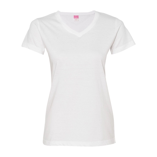 LAT Women's Fine Jersey V-Neck Tee - LAT Women's Fine Jersey V-Neck Tee - Image 49 of 77