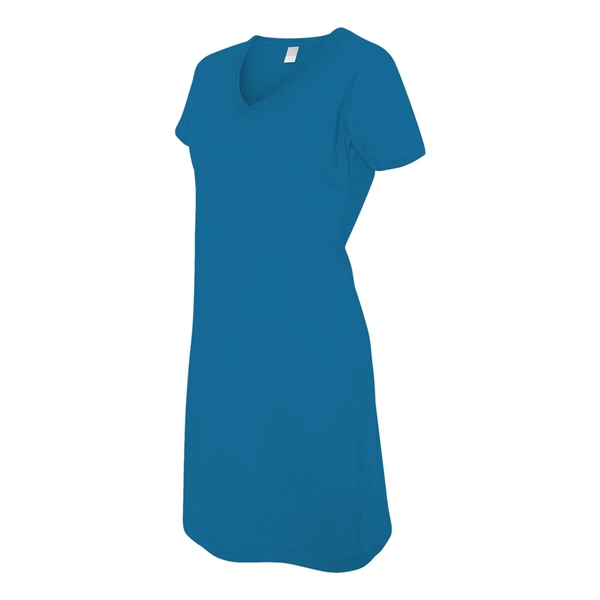 LAT Women's Fine Jersey V-Neck Coverup - LAT Women's Fine Jersey V-Neck Coverup - Image 5 of 23