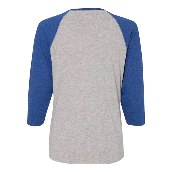 LAT Women's Baseball Fine Jersey Three-Quarter Sleeve Tee - LAT Women's Baseball Fine Jersey Three-Quarter Sleeve Tee - Image 23 of 47