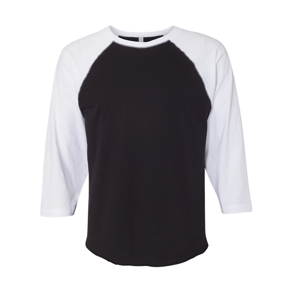 LAT Baseball Fine Jersey Three-Quarter Sleeve Tee - LAT Baseball Fine Jersey Three-Quarter Sleeve Tee - Image 1 of 48