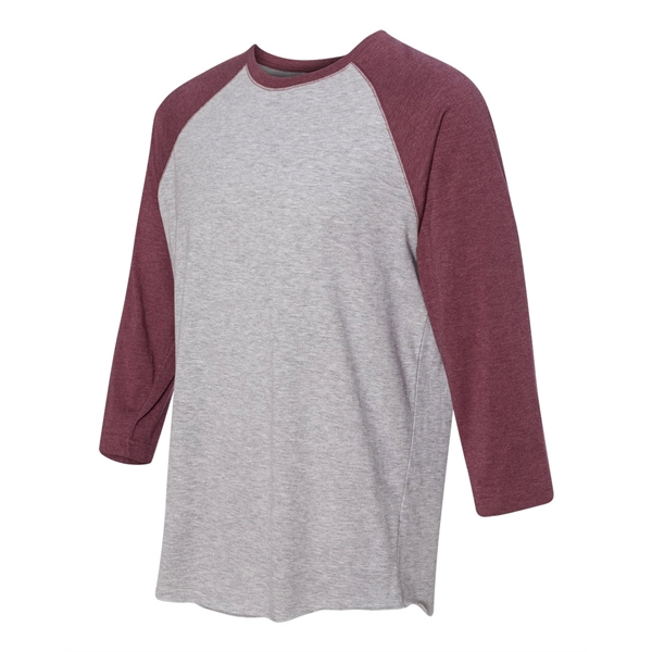 LAT Baseball Fine Jersey Three-Quarter Sleeve Tee - LAT Baseball Fine Jersey Three-Quarter Sleeve Tee - Image 9 of 48