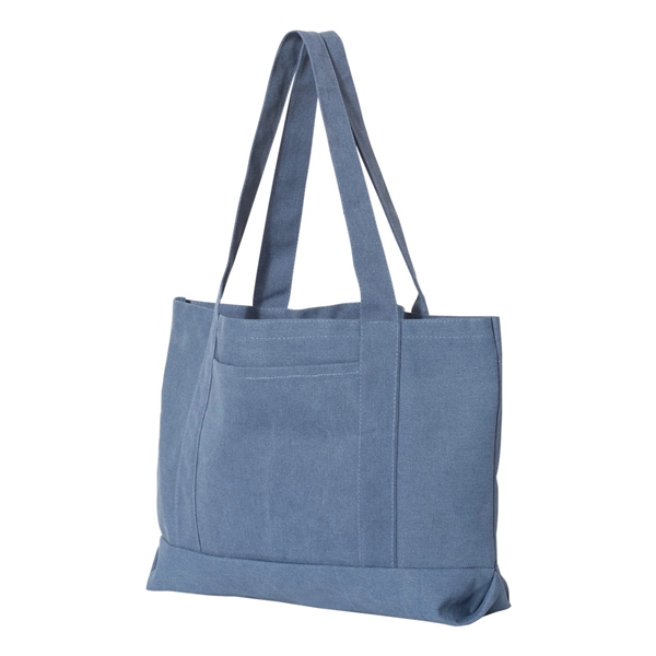 Liberty Bags Seaside Cotton Pigment Dyed Resort Tote - Liberty Bags Seaside Cotton Pigment Dyed Resort Tote - Image 1 of 30