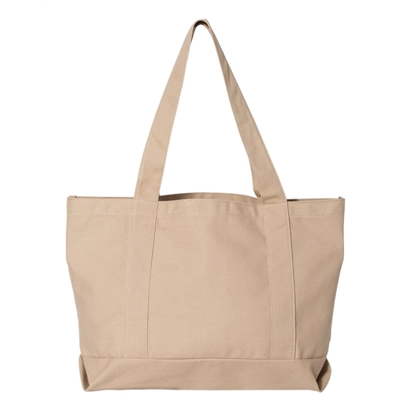 Liberty Bags Seaside Cotton Pigment Dyed Resort Tote - Liberty Bags Seaside Cotton Pigment Dyed Resort Tote - Image 5 of 30
