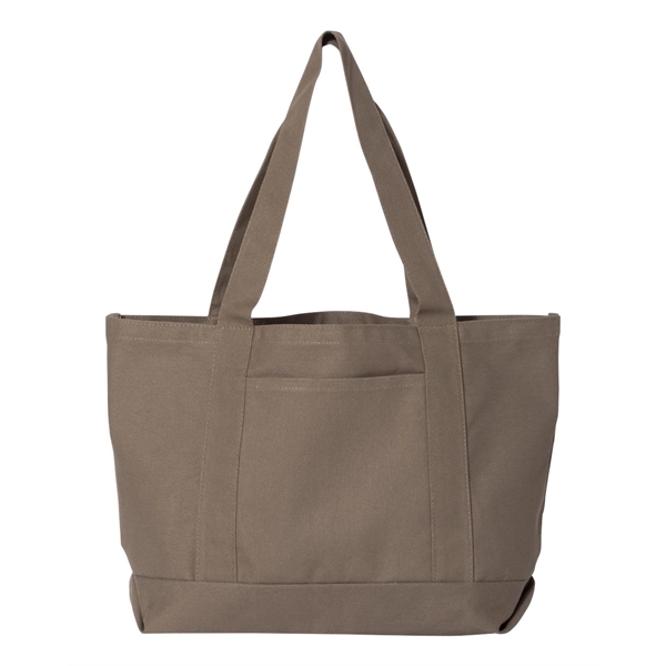 Liberty Bags Seaside Cotton Pigment Dyed Resort Tote - Liberty Bags Seaside Cotton Pigment Dyed Resort Tote - Image 6 of 30